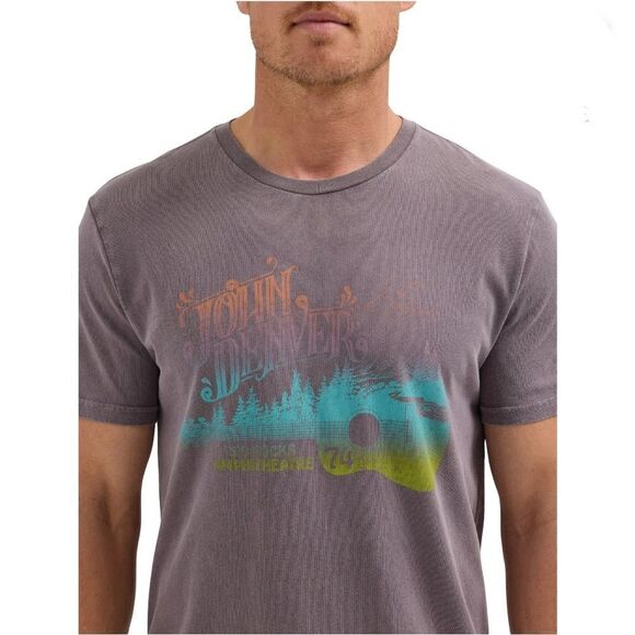 Men’s Wrangler John Denver Graphic Short Sleeve Cotton T-Shirt Size XL - Picture 5 of 7